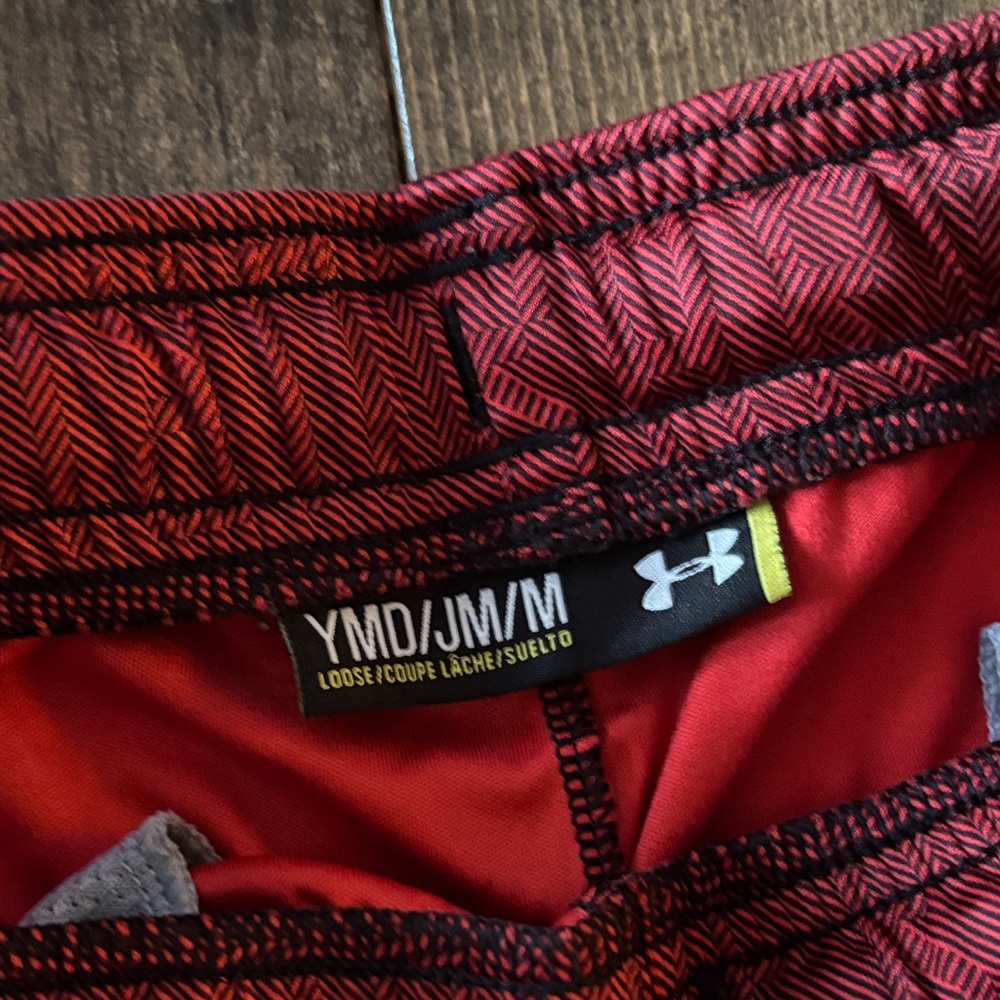 Under Armour Boy’s Shorts in Red, Black, Blue, and Maroon - Picture 4 of 14